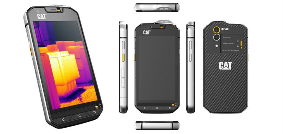 smartphone con termocamera